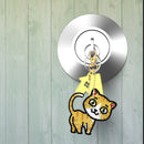 5pcs Diamond Painting Kitten Keychain DIY Crystal Drill Key Ring (YSGJ027)