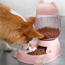 3 Colors Large Capacity Cat Automatic Dog Dispenser Drinking Bowl Pet Feeder