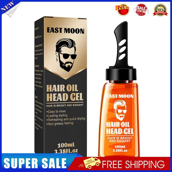 Hair Wax Comb Hair Oil Easily Clean Long-lasting Non-greasy Hold Hair Gel