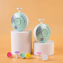 Electric Baby Manicure Nail Trimmer Polisher Kit for Infant (Mint Green) Newly