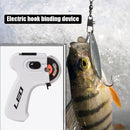 Electric Hook Device Auto Needle Knotter Fishing Line Winder (White Long) Newly