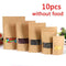 Wedding Favors Kraft Paper Gift Package Candy Wrapping Bag Clear PVC Window