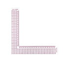 L Shape Sewing Patchwork Quilting Ruler Acrylic Clothing Garment Cutting Ru