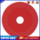 100mm Glass Cutting Disc DIY Grinding Sharp Jade Grinding Disc (Red)