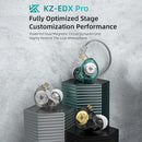 KZ-EDX Pro HIFI Bass Earphones Sport Monitor In Ear Headphone (Cyan w/Mic)