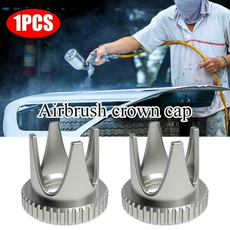 1Pc Brass Airbrush Crown Shape Needle Cap Air Brush Accessories Parts Brand K9W2