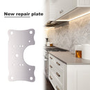 Hinge Repair Plate Set Cabinet Cupboard Furniture Mounting Installer Hardwa