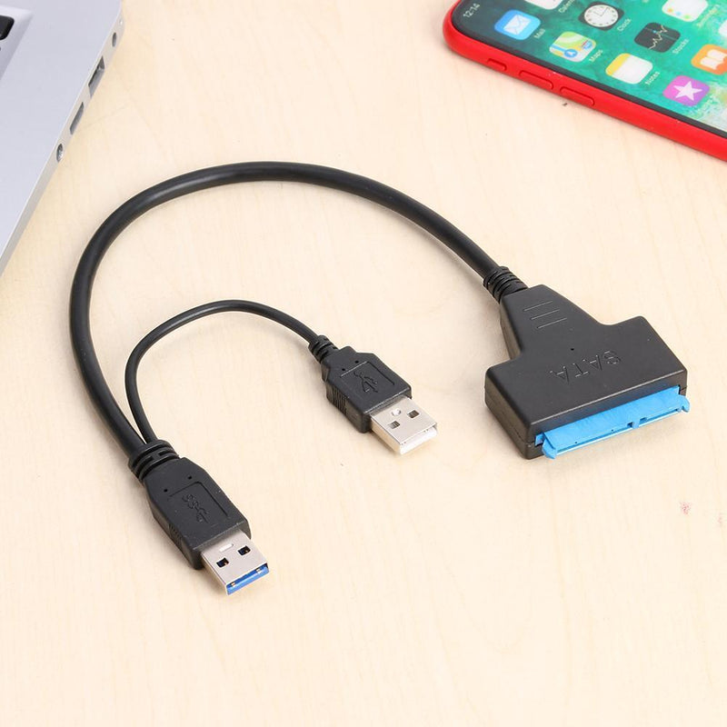 5GBPS SATA to Dual USB3.0 Master JMS578 Converter Cord for 2.5 inch SATA/HDD Box
