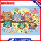 Diamond Painted DIY Cartoon Owl Partial Special Rhinestone Set