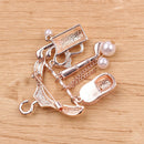 Cute Women Jewelry Badges Pendants Pins Enamel Brooch Pink Hanger Brooches