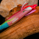 Luminous Lead Sinker Wood Shrimp Lures Squid Hook Fishing Tackle Octopus Bait