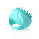 Silicone Hair Washing Comb Scalp Head Massager Hair Cleaning Tool (Green) Newly