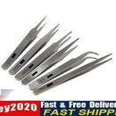 6pcs Industrial Tweezer Maintenance Repair Tool Kit TS10-15