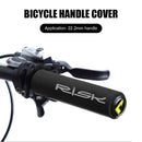 RISK 1 Pair Bicycle Silicone Handlebar Grips Mountain Bike Anti-slip Handle B