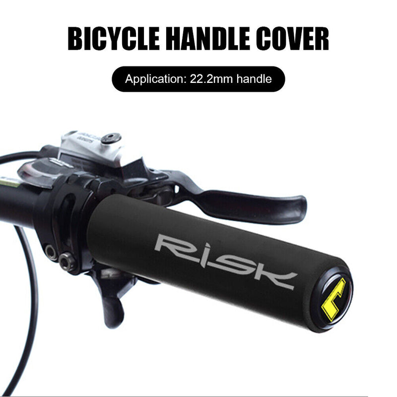 RISK 1 Pair Bicycle Silicone Handlebar Grips Mountain Bike Anti-slip Handle B
