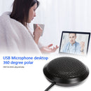 USB Omni-directional 360 Pickup Condenser Microphone Desktop Computer Mic