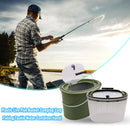 Portable Live Fish Bucket Outdoor Camping Fishing Tackle Storage Tool (S) Newly