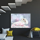 5D DIY Diamond Painting Kits Full Round Drill Lake Swans Picture Craft Decor