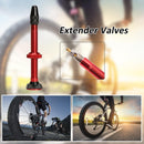 2pcs 60mm MTB Road Bike Extender Valves Tubeless Presta Valve Core (Red) Newly