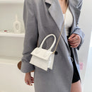 Casual Women PU Leather Pure Color Chain Shoulder Bag Fashion Small Handbags