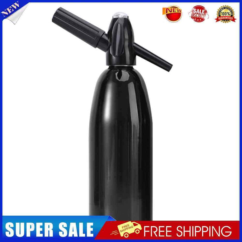 #A Aluminum Soda Siphon Maker CO2 Water Bubble Making Dispenser Cocktail Supplie