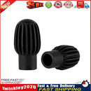 2x Silicone Drum Stick Sleeve Drumstick Practice Tips Mute Damper (Black) Newly