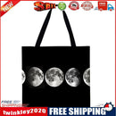 moon Printed Shoulder Shopping Bag Casual Large Tote Handbag (40*40cm)