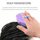 Plastic Head Massage Scalp Shampoo Scalp Washing Hair Massager Brush Comb Newly