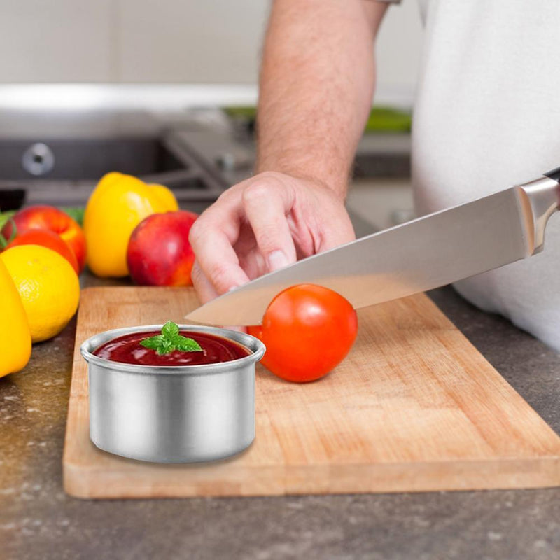 Condiment Containers with Lids - 1.7 oz Salad Dressing Cup to Go (Orange)