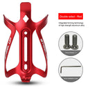 Metal MTB Bike Water Bottle Cage Cycling Drink Cup Holder Bracket (Red) Newly