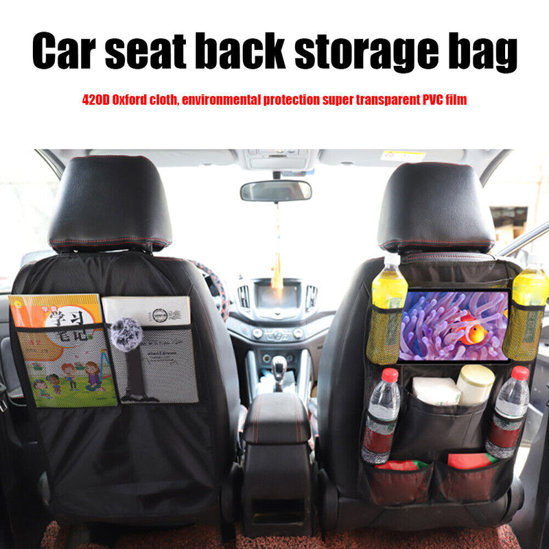 Car Backseat Organizer Storage Bag Multi Pocket Seat Back Hanging Pouch Newly