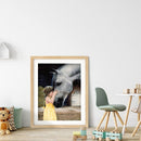 Alfombra moderna de cuero con retazos gris beige cuero de vaca 200 x 300 cm