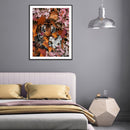 5D Diamond Painting Animal Full Round Drill DIY Mosaic Picture Home Decoratio