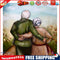 Back View of Old Couple Oil Paint By Numbers Kits DIY Wall Art Craft Gifts