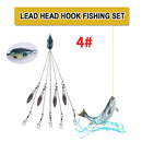 5-Arm Fishing Lure Alabama Rig Head Set Bass Swimming Bait Minnow Fishing Tac