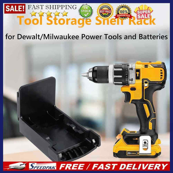Plastic Storage Shelf 2 in 1 Machine Holder Power Tool Rack for Dewal/Milwaukee