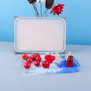 DIY Tray Shape Crystal Drop Glue Mold Handmade Making Mould Party Decoration