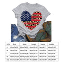 Independence Day Print Leopard Love (Light Grey L) T-Shirt