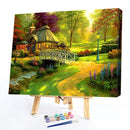 Oil Drawing By Numbers Deer Frameless 50x40cm DIY Landscape on Canvas Home Decor