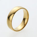 1 Pair Fashion Stainless Steel Rhinestone Lovers Couple Rings (Size 7)