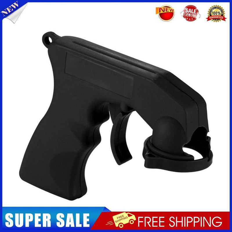 Paint Care Aerosol Spray Gun Handle with Full Grip Trigger Locking(Black)