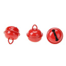 20pcs 25mm Metal Jingle Bells Christmas Hanging Decor Pet Pendant (Red) Newly