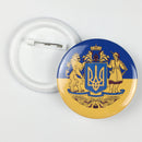 liujuan Round Brooch with Peace Flag, Ukraine, Ukraine, Ukraine, Ukrainian