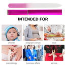 Glass Nail File Block Nail Polish Sanding Buffer Strips Polishing (Pink) Newly