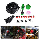 25m Hose DIY Adjustable Drip Irrigation Kit Controller System Garden