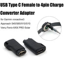 Charging Port For Garmin Active Fenix 5/5X/5S/6/6X PRO/6X ProSolar/6S Pro/S40