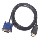 Premium Version 6ft 1.8M HDMI Male to VGA Male Cable HDMI Male