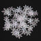 AnySell Christmas tree, 3 cm, white snowflakes, plastic, for parties, Zuhau