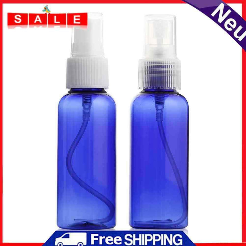 2x 50ml Mini Refillable Spray Bottles Cosmetics Liquid Perfume Containers