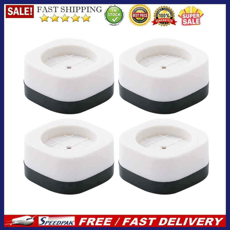 4pcs Anti Vibration Feet Pads Legs Slipstop Skid Raiser Mat for Washing Machi